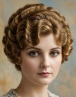 Penteado de logo antes da Primeira Guerra Mundial