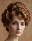 Penteado preso suave e gracioso
