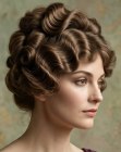 Penteado preso elegante