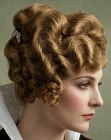 Penteado volumoso de 1915