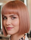 Bob com corte perfeito