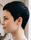 Pixie para cabelo preto