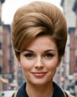 Penteado colmeia de 1960