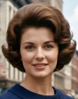 Penteado bouffant de 1950