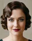 Bob vintage com ondas finger waves
